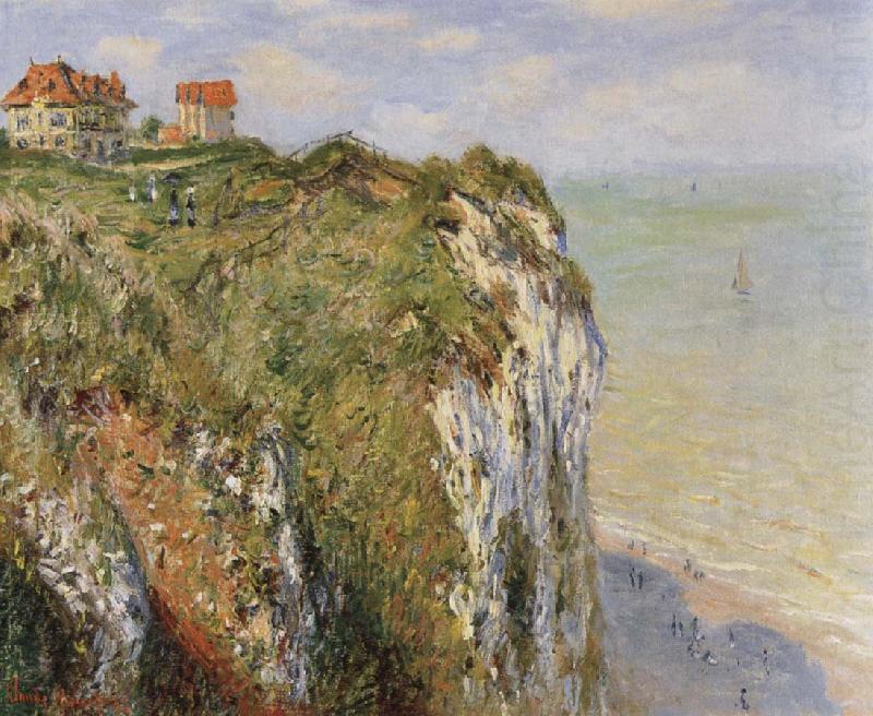 Cliffs near Dieppe, Claude Monet